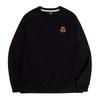 OKSTAR Quokka Embroidered Crew Neck Oversized Long Sleeve T-Shirt