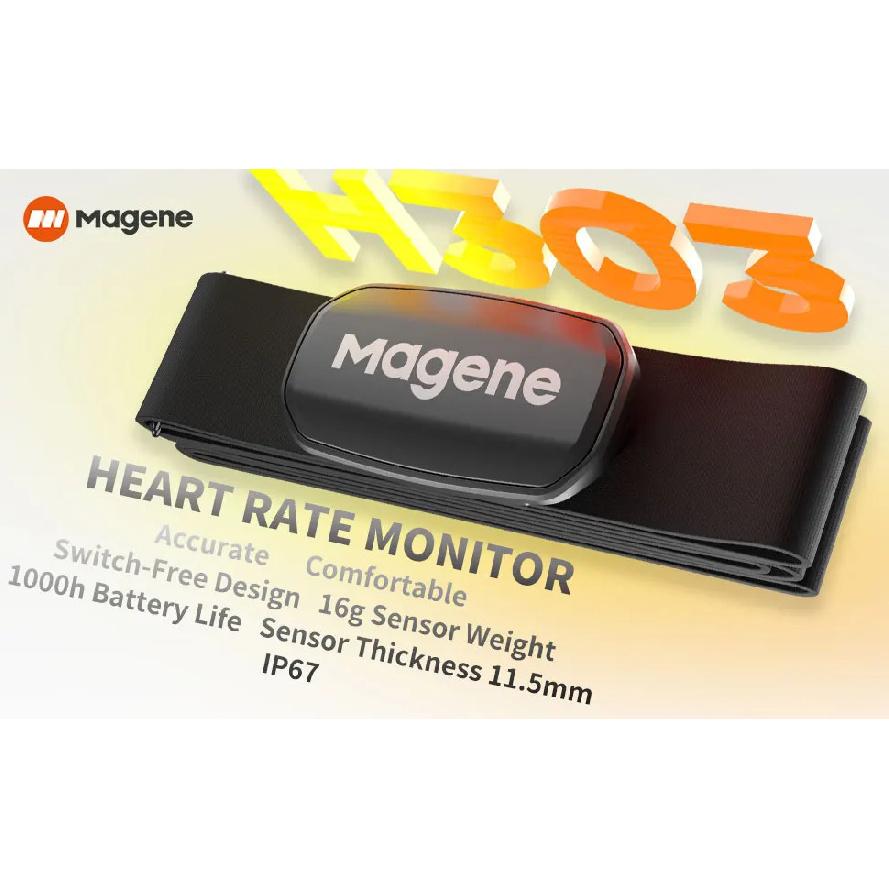 Magene H303 Heart Rate Sensor Bluetooth ANT Upgrade H64 HR Monitor With Chest Strap Dual Mode Computer Bike Sports Band Belt