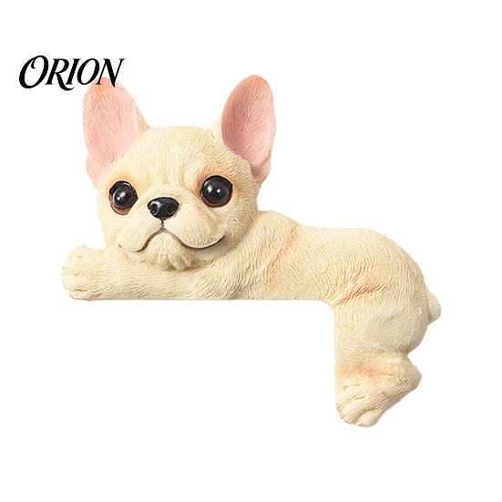 Easy Install Switch Cover 3D French Bulldog Resin Light Cover, Cute Cartoon Dog Wall Socket Decorative Plate Sticker Decor, Self-Adhesive Animal