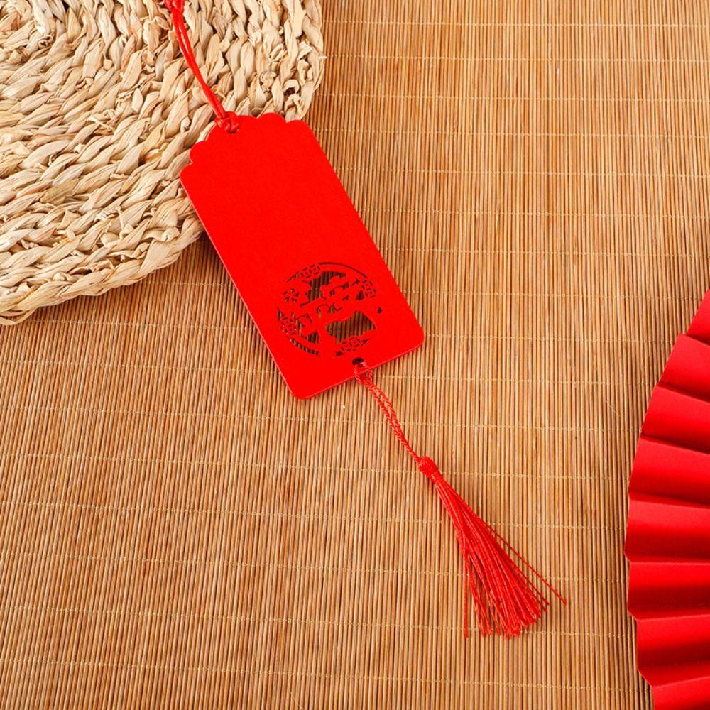 Good Luck Wood Blessings Cards Good Fortune Chinese New Year Pendants  Wedding