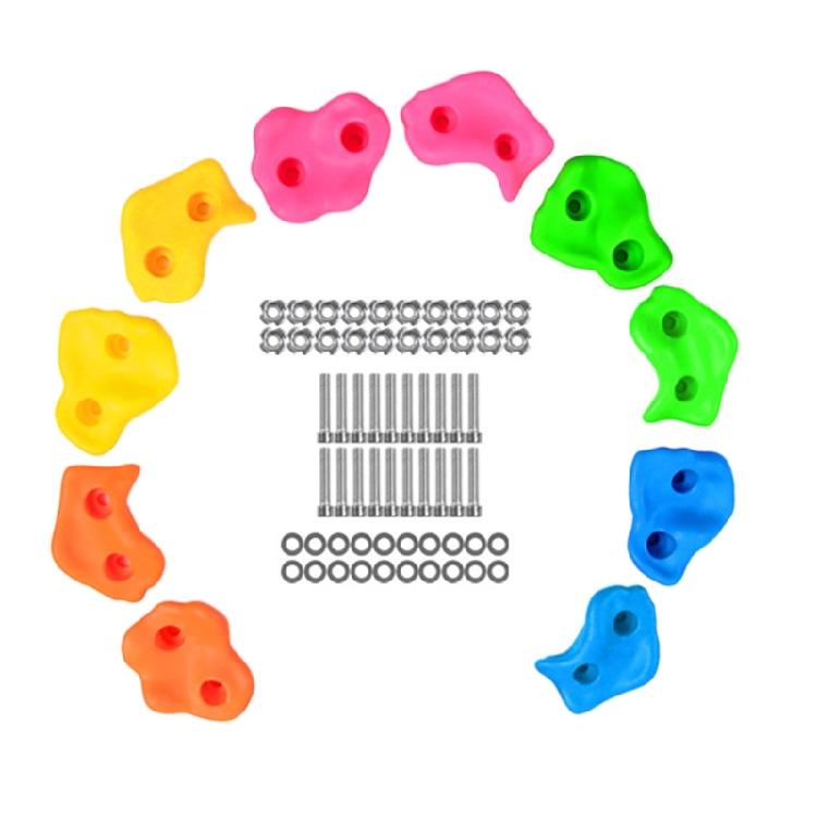 

Захватывающий набор для скалолазания для детей, 10 шт. Разноцветный для веселых и полезных упражнений 1