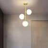 Nordic LED Glass Ceiling Light Multi Head Light For Cloakroom Balcony Halllway Entryway Living Room Home Decor Illumination