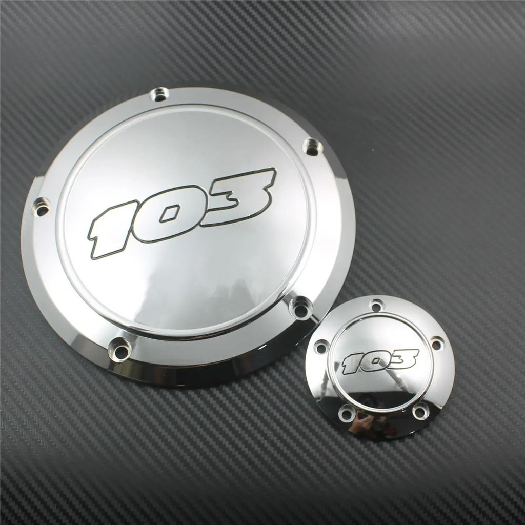 Motorcycle 5 Holes Derby Clutch Timing Timer Cover Engine Covers For Harley Dyna Touring Softail Electra Glide FLHR FXD 99-2017