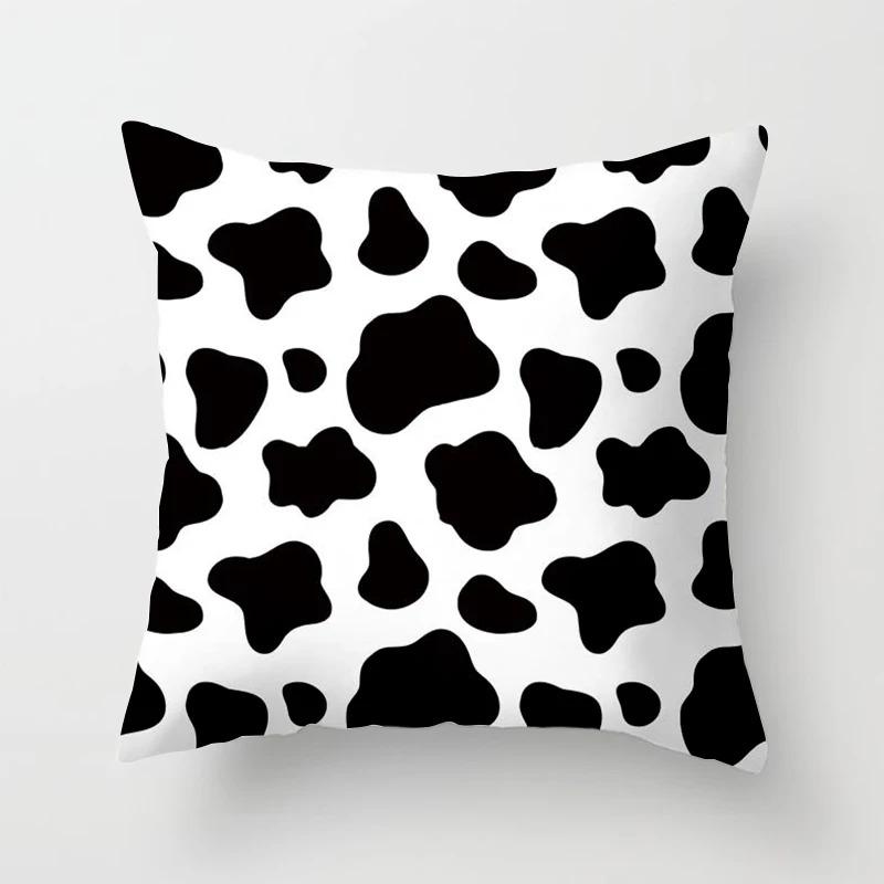 Black and White Simple Decorative Pillowcase Living Room Office Home Pillowcase Car Ornaments