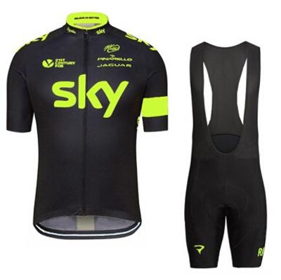 New Summer SKY Short-sleeved Overalls Cycling Suit Bicycle Men's Moisture-wicking Outdoor Clothes