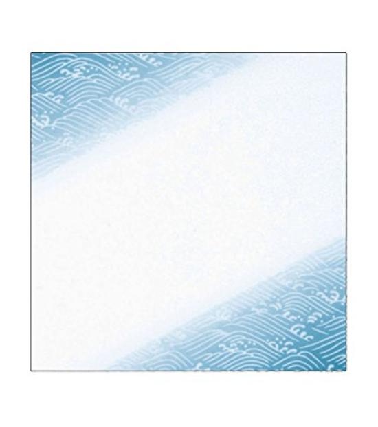 Artec Oil-Resistant Pocket Cloth, Hana Kasumi, Seigaiha Pattern, 4-inch Pattern, TA-K17, Non-Fluorescent Washi Paper, Japan (100 Sheets) QTI4302