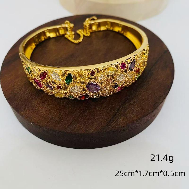 New Old Money Style Light Luxury Suit High Sense Irregular Graphics Inlaid Zircon Colorful Design Fashion Sense Full