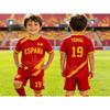 Edizione Commemorativa N.19 YAMAL Maglia da Calcio T-shirt Pantaloncini Completo Donna Uomo T-shirt per Tifosi della Spagna Estate Bambino Set da 2 Pezzi Regalo per Tifosi