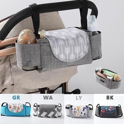 Saklama Çantası Bebek Organizatör Mumya Şişe Bardak Tutucu Buggy Arabası Pram Puset