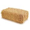 Square Round Hay Bale: Farmhouse Straw Decoration and Photo Prop