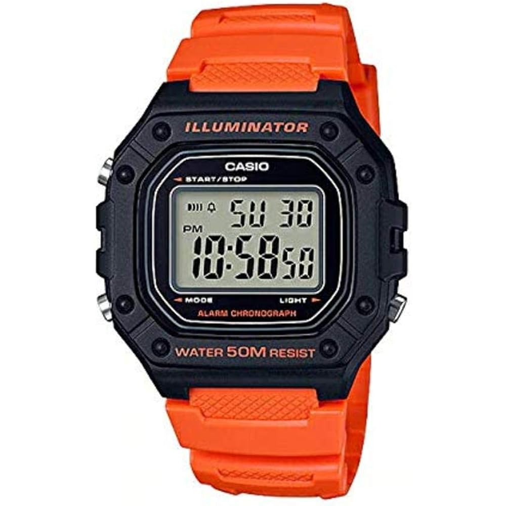 [Casio] STANDARD DIGITAL Casio Standard Digital W-218H-4B2 Watch Men s and Women s Cheap Casio Ch...