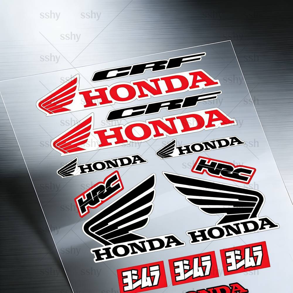 For HONDA Reflective Motorcycle Stickers, 3M Safety Warning At Night In the Dark Scooter Helmets