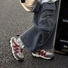 Youth Style Shoes Boys Breathable Mesh Sneakers 2026 Outdoor Hiking Casual Shoes Anti-Slip Rubber Sole Kids Footwear