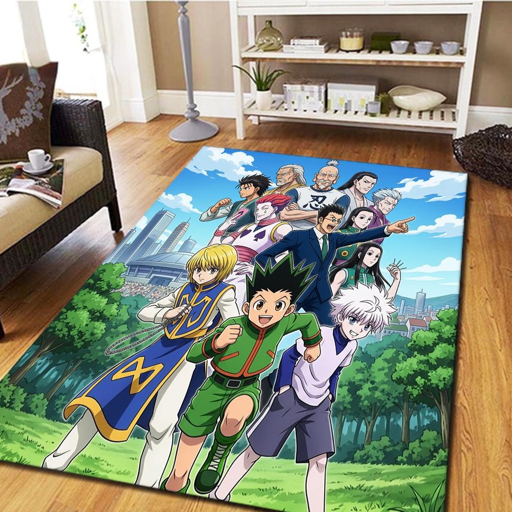 Hunter x Hunter Living Room Carpet, Bedroom Use, Home Decor Cool Movie Mat Play Floor Mat -HE72 60x90cm
