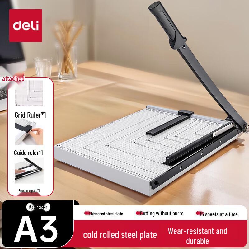 Deli 8012 Steel Manual Paper Cutter