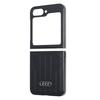 Audi Synthetisches Leder Magsafe Z Flip6F741 Schwarz/Black Hardcase Au-Tpupcflip6-Q5/D1-Bk