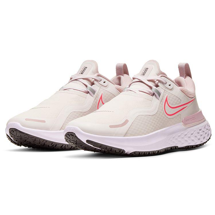 Nike React Miler 1 Foam Fabric Cushioning Non-Slip Low-Top Casual Running Shoes Women sneaker Light-Pink White CQ8249-600
