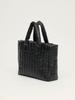 Sienne Leather Padding Bag (Black)