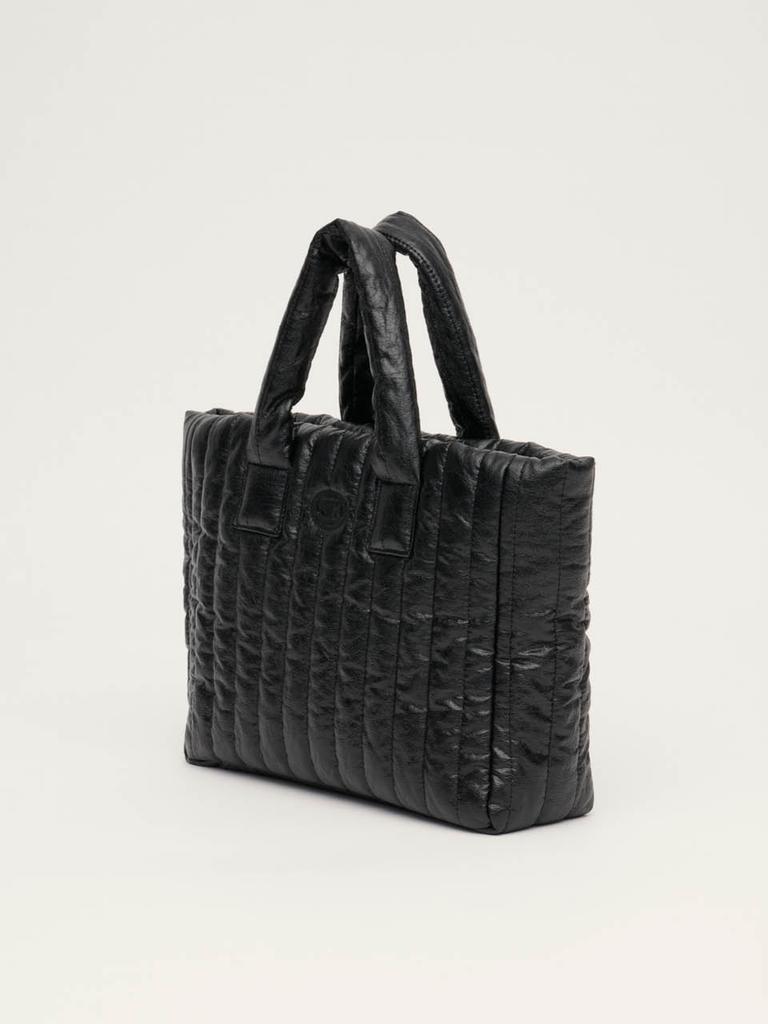 Sienne Leather Padding Bag (Black)