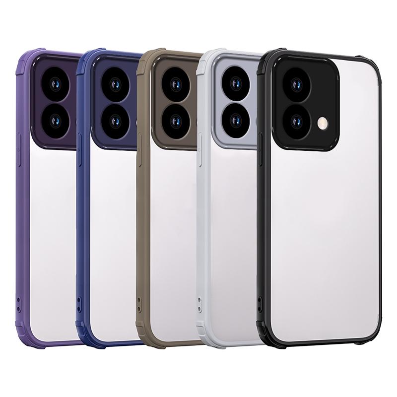 TPU+PC Hybrid Shockproof Transparent Case for Motorola Moto Edge 40 NEO Edge 50 Fusion Edge 60 Pro Clear Hard Moto Edge 60 Cases
