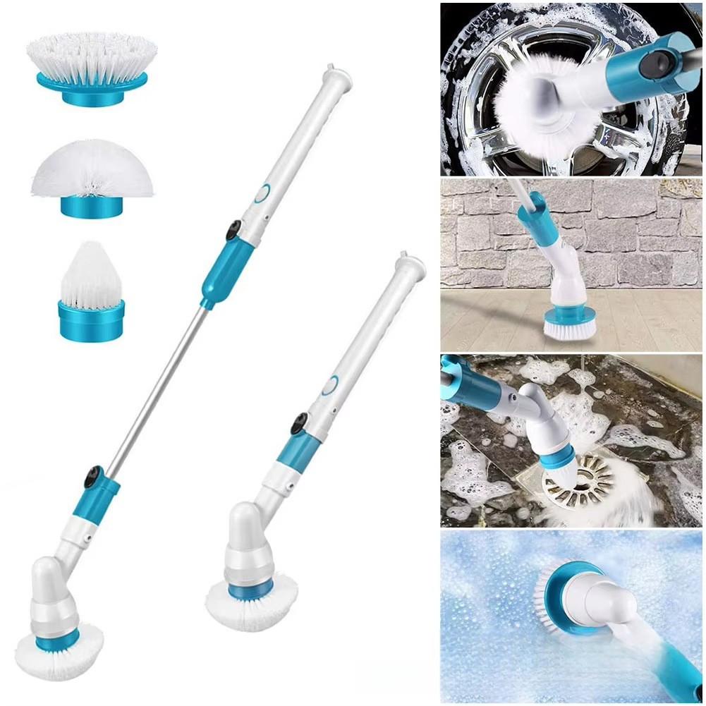 Cepillo de Limpieza Eléctrico Multifuncional Inalámbrico Herramienta de Limpieza de Esquinas para el Hogar y el Baño Set de Gadgets de Limpieza Portátiles de Mano