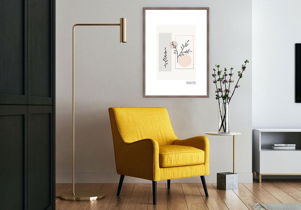 Ramka na zdjęcie mdf basic 50x70 cm sonoma truflowa 1 szt.