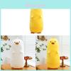 Cartoon Little Yellow Chicken Bed Pillow With Soft Plush Material For Bedside Sleep Comfort