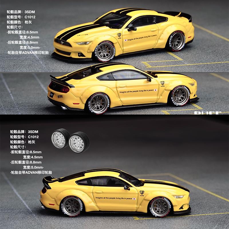 PuffStudio_1/64 Scale Modified Wheel Hub_3SDM-C1012-8.5/8.8mm Insert Shaft Hub Car Model Accessories Toys