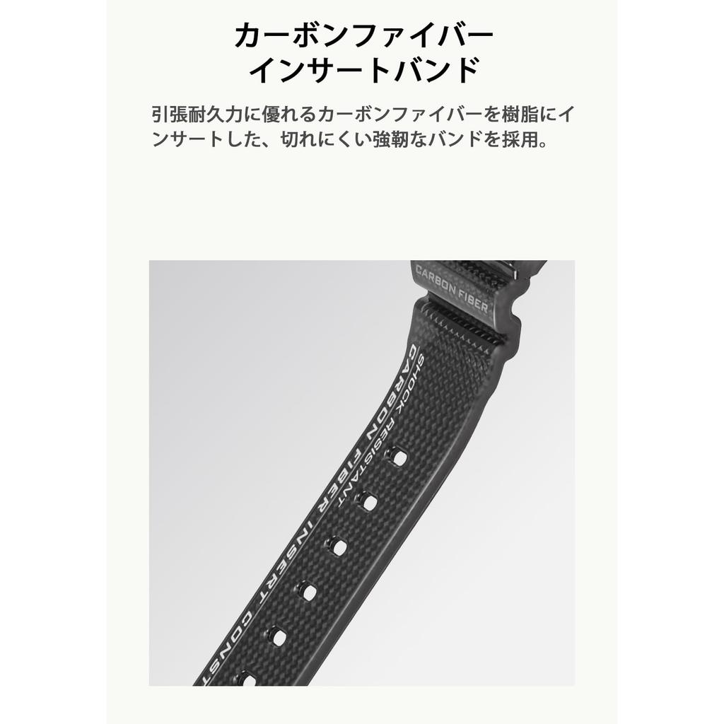 Casio G-Shock GW-S5600U-1JF Men's Black Solar Radio-Controlled Watch with Carbon Fiber Band & Titanium Parts - Japan Domestic Model