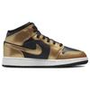 Jordan 1 Mid SE Metaliczne Złoto Czarne GS DR6967-071