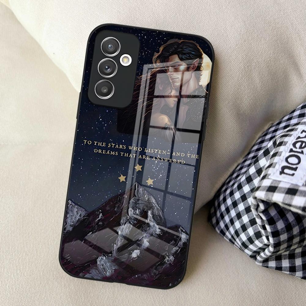 Acotar A Court of Mist and Fury Phone Case for Samsung S24 Ultra S23 S22 S20 Fe S21 Plus Galaxy A54 A34 A24 A53 Glass Cover