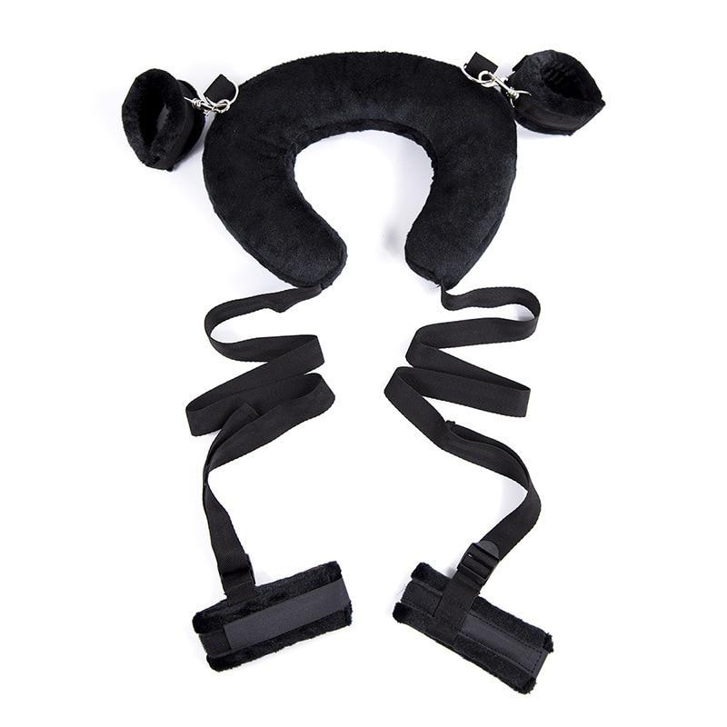 BDSM Leg Splitting Pillow Bondage Fetish Slave Handcuffs Ankle Cuffs Adult Erotic Sex Toys For Woman Couples Games Sex Products