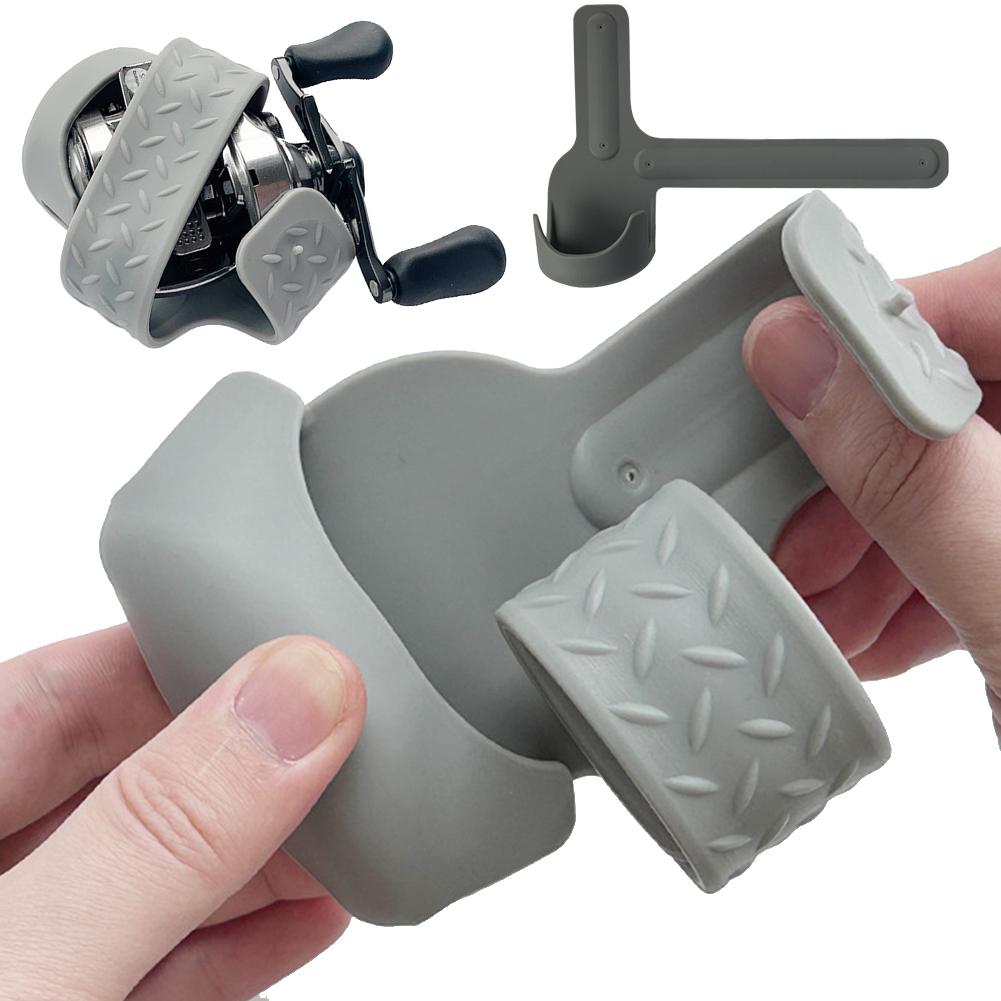 Fishing Reel Protective Cover Waterproof Spinning Wheel Protector Silicone Anti‑Collision for Spinning Reels Baitcasting Reel