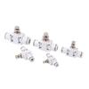 Pneumatic Throttle Valve SA-4/6/8/10/12mm Pneumatic Air Connector Fitting Control Valve OD Hose Plastic Push In
