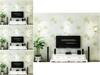 Euro Style Floral Wall Paper With Embossed Silk Fabric For Bedroom Decor