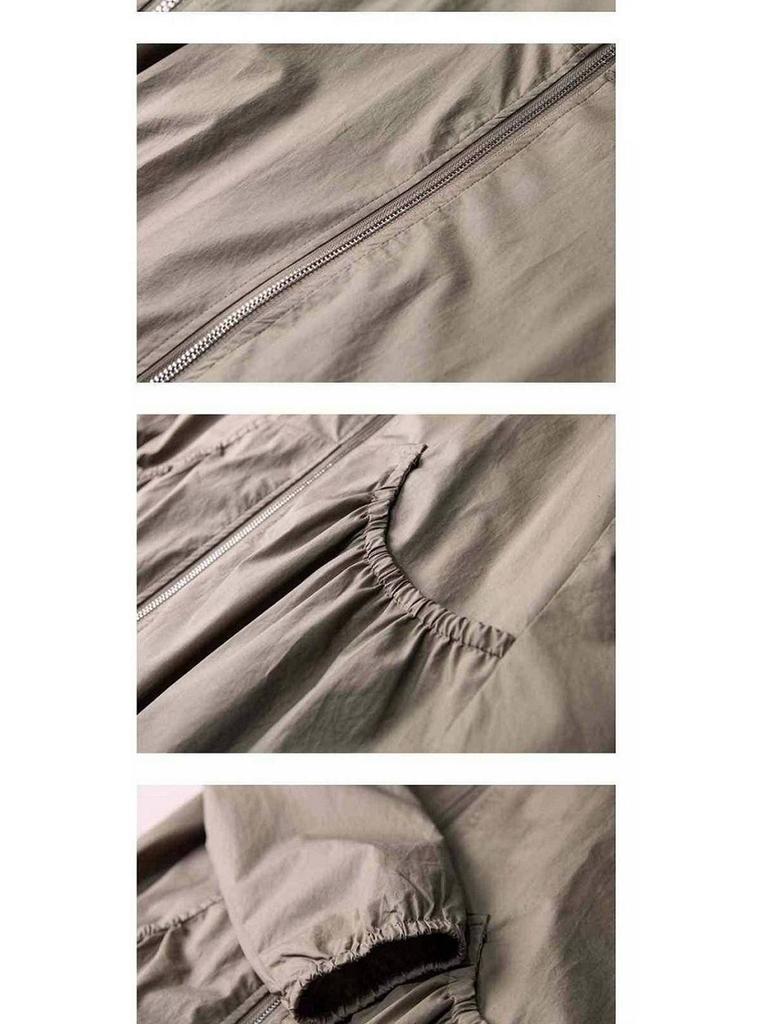 2025 Spring/Autumn Korean Style Mid-Length Over-the-Knee Trench Coat with Lining - Loose Fit, Plus Size