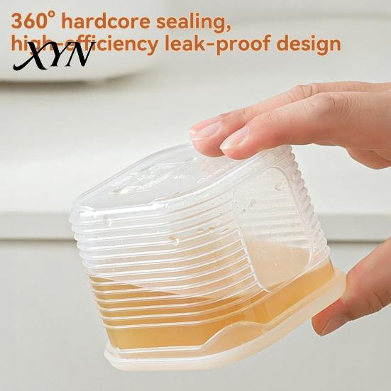 Freezer Soup Containers Packaging Box, with Sealed Lids, Food-Grade PP And Microwave Safe Container Containers, Leak-Proof Stackable Storage