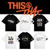 Stray Kids Kpop Merch T-Shirt THIS&THAT Graphic Tee Unisex Short Sleeve Casual Loose Fashion Tops for Fans Summer Streetwear Hip Hop Clothes