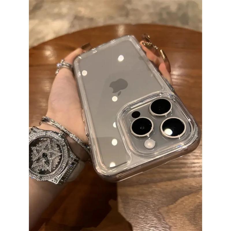 Luxury Shockproof Transparent Phone Case For Iphone 11 12 13 14 15 16 Pro Max X Xs Xr Max 7 8 Plus Soft Bumper Clear Cases Cover