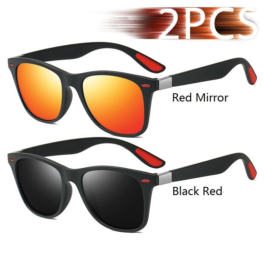 Fashion Vintage Square Unisex Driving Fishing Sunglasses Men Women Luxury Brand Designer Sun Glasses Anti-Glare Eyewear Uv400