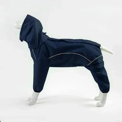 Duży Płaszcz Przeciwdeszczowy dla Psa Wodoodporna Odzież dla Dużego Psa Kombinezon Corgi Samojed Border Collie Husky Labrador Golden Retriever Ubrania