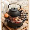 OEING Cast Iron Charcoal Tea and Grill Stove Set