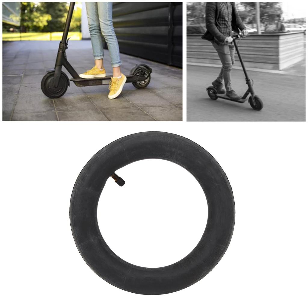 8 1/2x2 Scooter Inner Tube with Straight Valve 8.5 Inch Rubber Airtight Wear Proof Electric Scooter Inner Tire Tube for Replacement