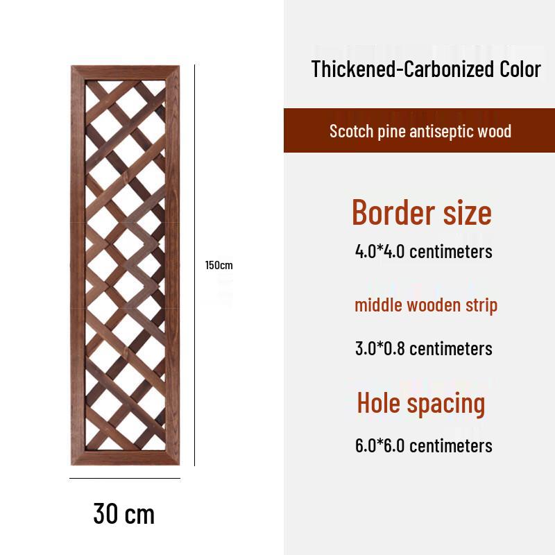 Shixun Anti-Corrosion Wood Garden Trellis Fence