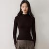 Lekasha 100% Cashmere Half High Collar Sweater, 18 Gauge, 60-Count Fine Spun Yangtze Yarn