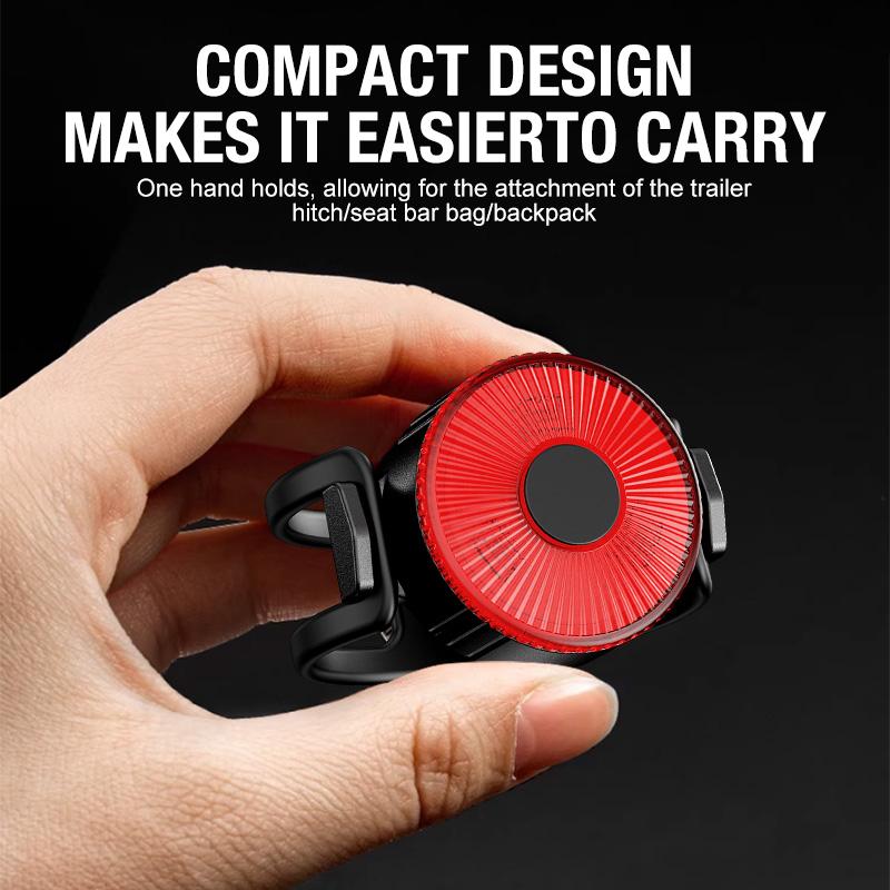 New Strap Bicycle USB Charging Creative Taillights Mountain Bike Outdoor Night Riding Taillights Riding Equipment Accessories