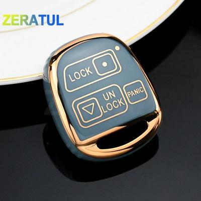 Shell For Toyota Land Cruiser Yaris Camry Rav4 Corolla Prado Tarago Avensis Fj For Lexus Gs Tpu Car Key Case Cover Accessories