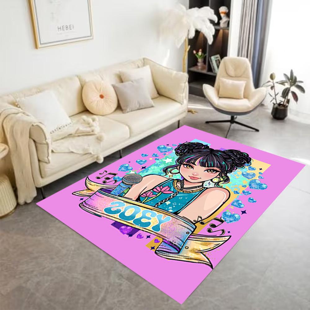Huntress Power Unite Floor Rug Office Rug Design for Kitchen Hallway Entryway Balcony Antislip Carpet Decorate Offices
