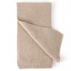 New Korean version of versatile knitted scarf for women's advanced sense of neck protection for students, winter solid color lazy wind small