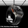 Silicone Band for Apple Watch Ultra 3 2 49mm Series 11 10 46mm Sports Strap for Iwatch 9 8 7 6 5 4 SE 2025 44mm 45mm Watchband